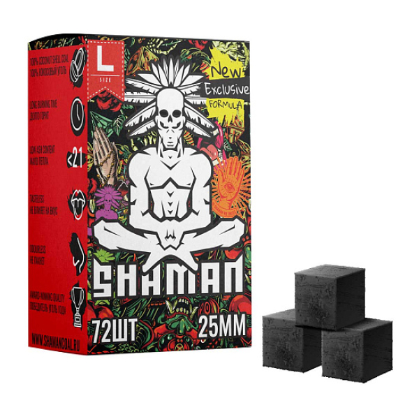 Кокосовый уголь Shaman 25мм в Нижнем Новгороде