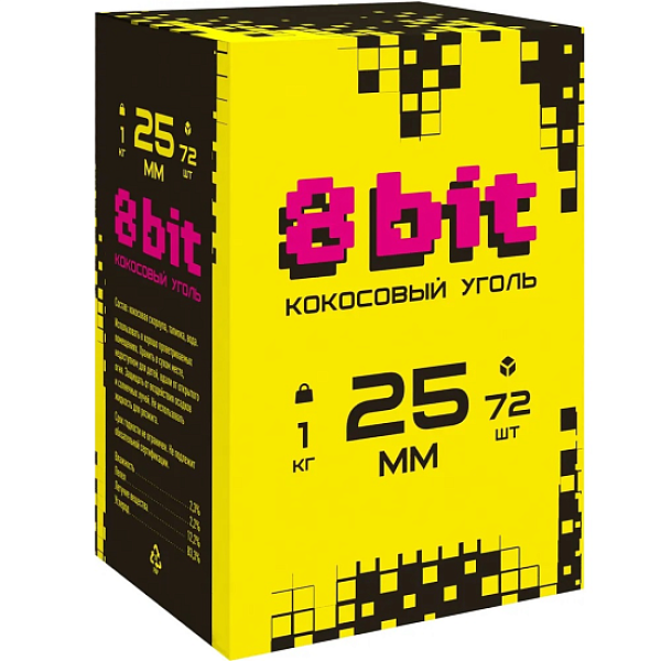 Кокосовый уголь Cocoloco 8bit 25мм в Нижнем Новгороде