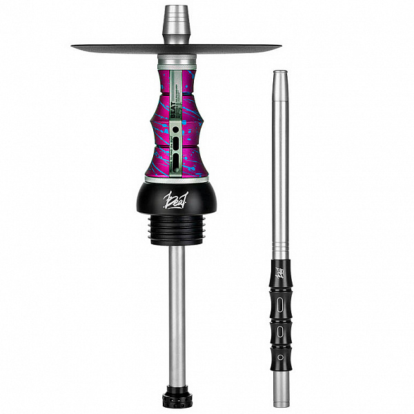 Кальян Alpha Hookah Beat Splash Sleepy прозрачная колба (Розовый,Синий, 40 см) в Нижнем Новгороде