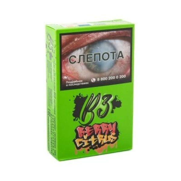 Табак B3 Berry Citrus (Ягодный Цитрус) 50 гр в Нижнем Новгороде