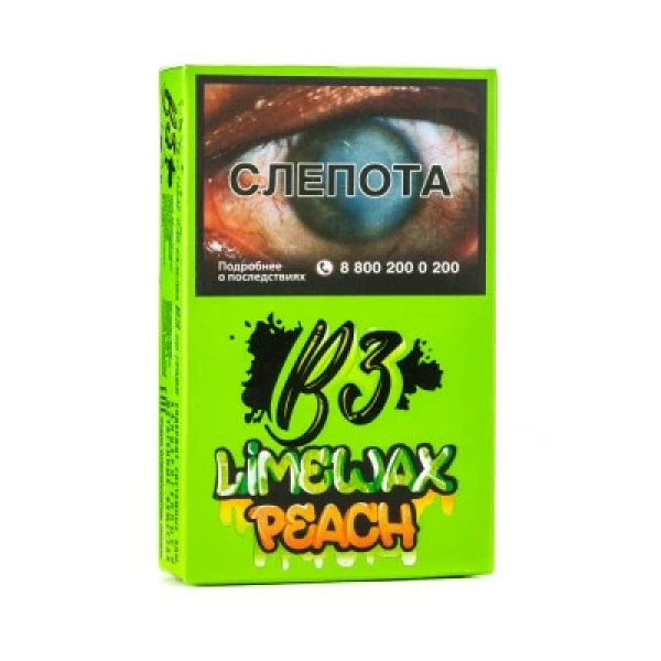 Табак B3 Limewax peach (Персик Лайм) 50 гр в Нижнем Новгороде
