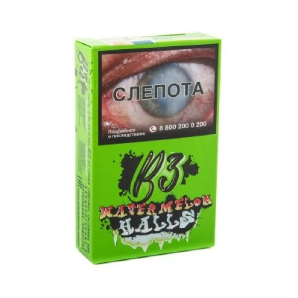 Табак B3 Watermelon Halls (Ледяной Арбуз и Дыня) 50 гр в Нижнем Новгороде