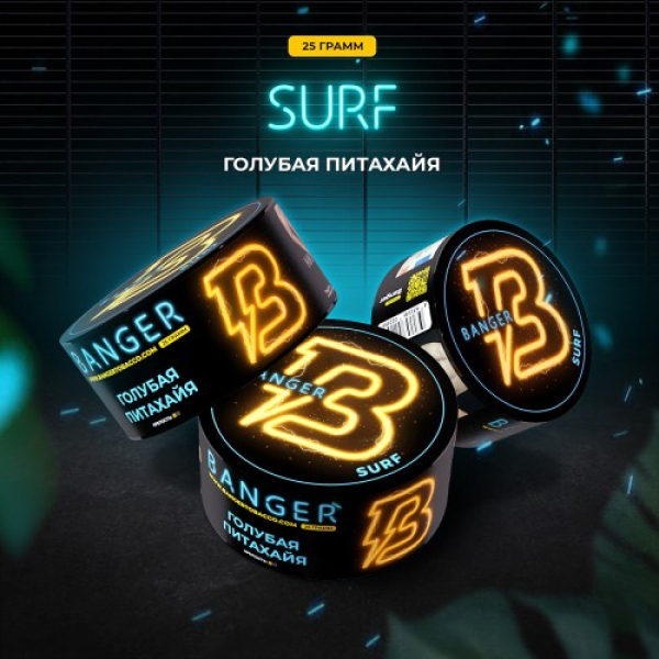 Табак Banger Surf (Голубая Питахайя) 25 гр в Нижнем Новгороде