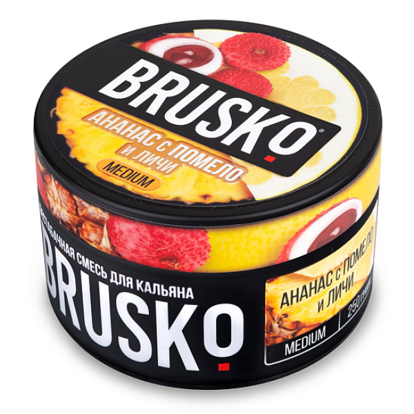 Смесь BRUSKO АНАНАС С ПОМЕЛО И ЛИЧИ (MEDIUM) 250 гр в Нижнем Новгороде