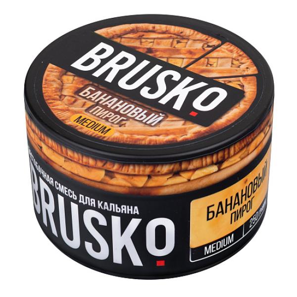 Смесь BRUSKO БАНАНОВЫЙ ПИРОГ (MEDIUM) 250 гр в Нижнем Новгороде