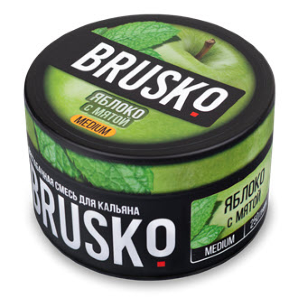 Смесь BRUSKO ЯБЛОКО С МЯТОЙ (MEDIUM) 250 гр в Нижнем Новгороде