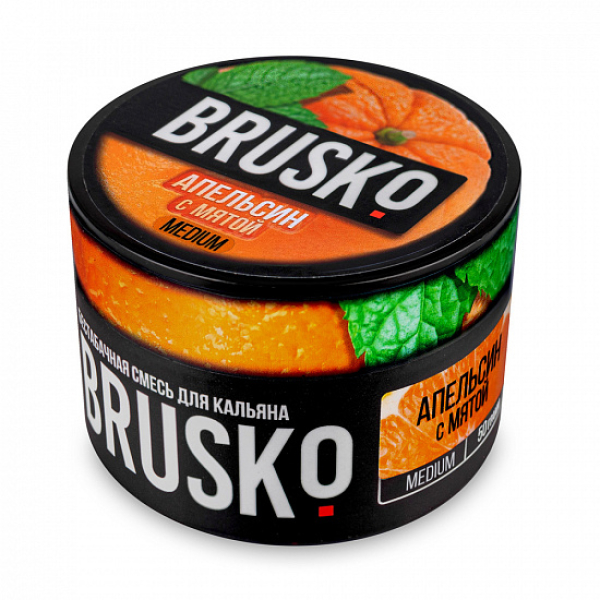 Смесь Brusko Medium Апельсин мята 50 грамм в Нижнем Новгороде