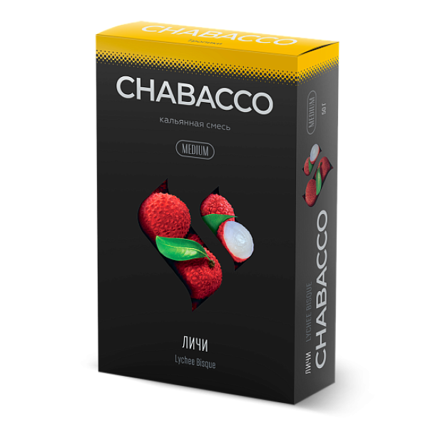 Смесь Chabacco Medium LYCHEE BISQUE (ЛИЧИ) 50 гр в Нижнем Новгороде
