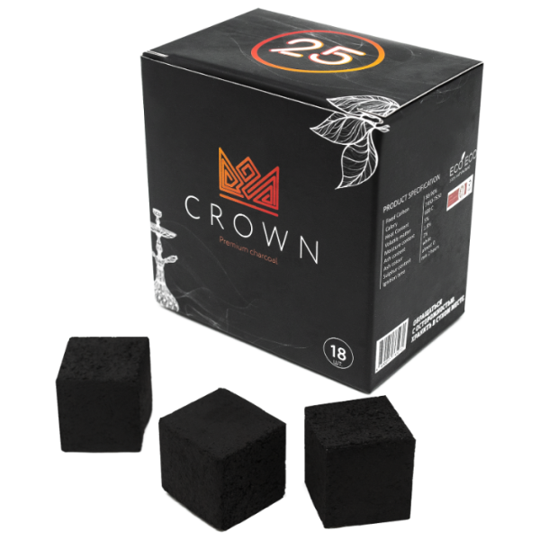 Кокосовый уголь Crown 25мм - 18 шт. в Нижнем Новгороде