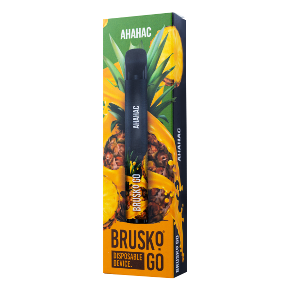 Одноразовая электронная сигарета Brusko Go Ананас 800 затяжек в Нижнем Новгороде