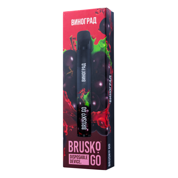 Одноразовая электронная сигарета Brusko Go Виноград 800 затяжек в Нижнем Новгороде