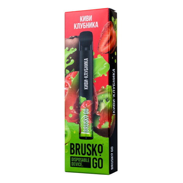 Одноразовая электронная сигарета Brusko Go Киви Клубника 800 затяжек в Нижнем Новгороде