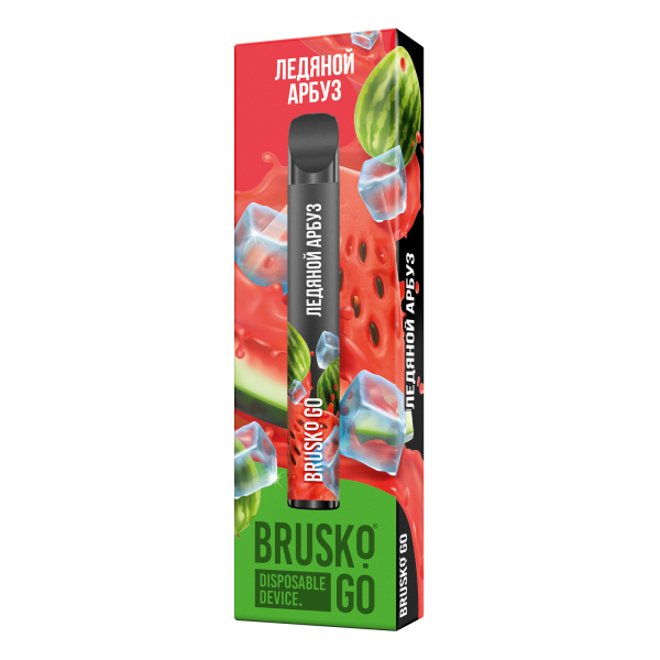 Одноразовая электронная сигарета Brusko Go Ледяной Арбуз 800 затяжек в Нижнем Новгороде