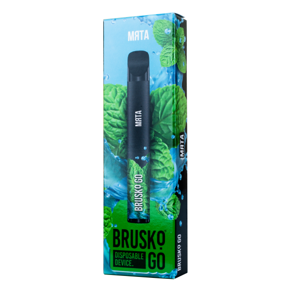 Одноразовая электронная сигарета Brusko Go Мята 800 затяжек в Нижнем Новгороде
