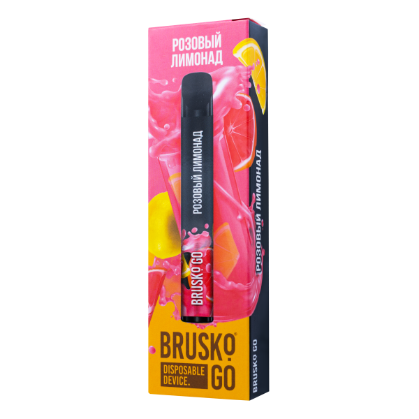Одноразовая электронная сигарета Brusko Go Розовый Лимонад 800 затяжек в Нижнем Новгороде