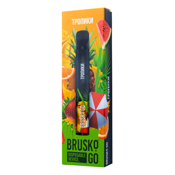 Одноразовая электронная сигарета Brusko Go Тропики 800 затяжек в Нижнем Новгороде