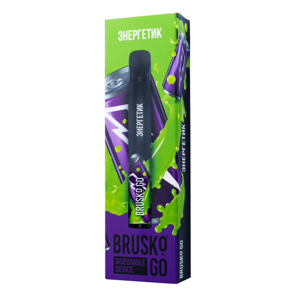 Одноразовая электронная сигарета Brusko Go Энергетик 800 затяжек в Нижнем Новгороде