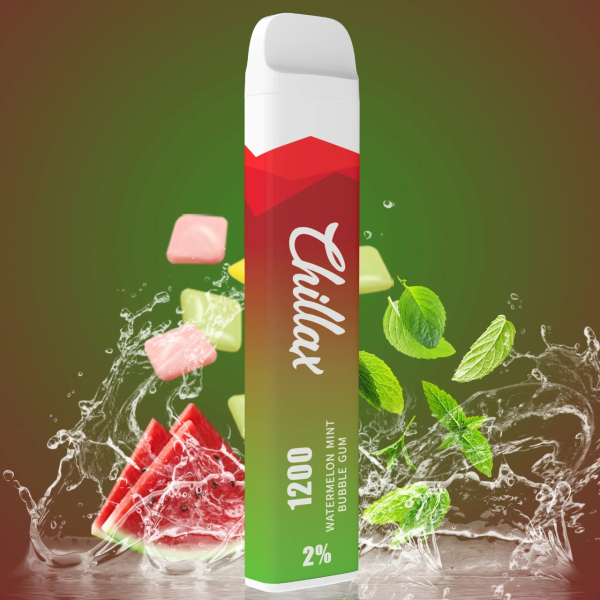 Chillax Watermelon Mint bubble gum (Арбуз Мятная жвачка), 1200 тяг в Нижнем Новгороде