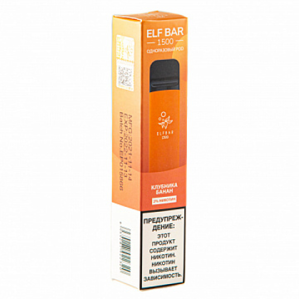 ELFBAR STRAWBERRY BANANA, 1500 тяг в Нижнем Новгороде
