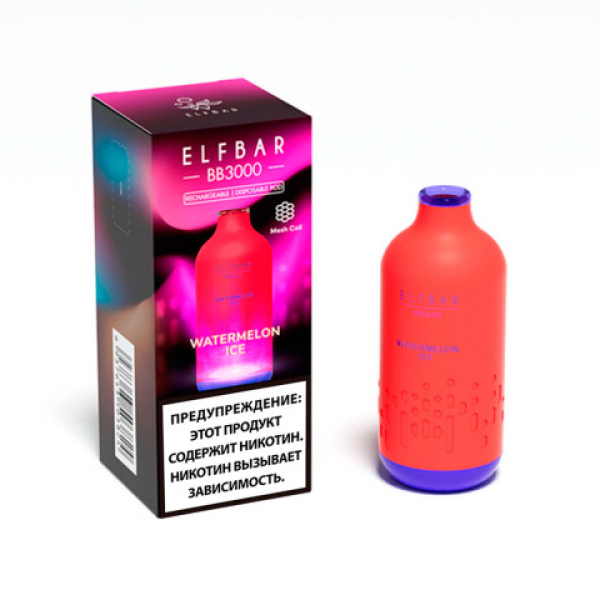 Elfbar BB3000 Арбузный лед, 3000 тяг в Нижнем Новгороде