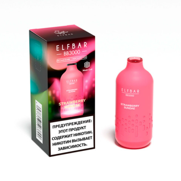 Elfbar BB3000 Мороженое с клубничным джемом, 3000 тяг в Нижнем Новгороде