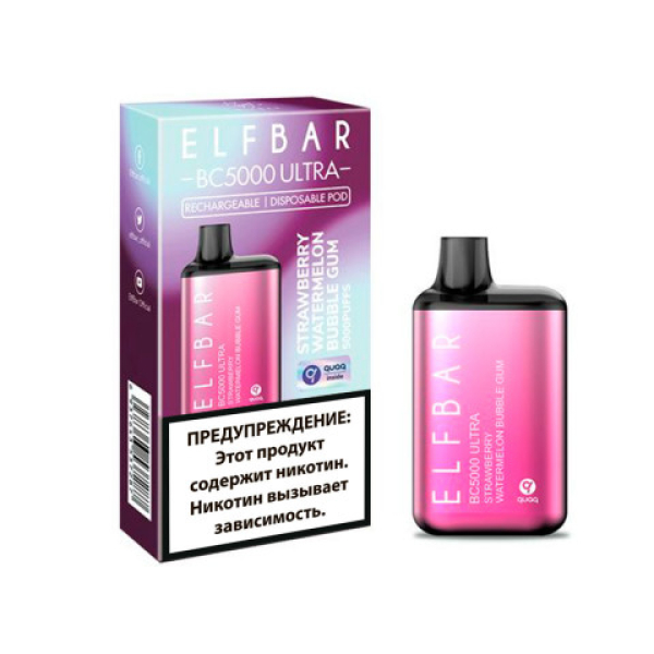 Elfbar BC5000 (Клубничная арбузная жвачка), 5000 тяг в Нижнем Новгороде