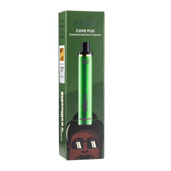 Одноразовая электронная сигарета HQD Cuvie Plus Big smoke 1200 затяжек в Нижнем Новгороде