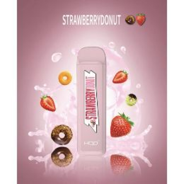 HQD MEGA Strawberry Donut (Клубничный Пончик), 1800 тяг в Нижнем Новгороде