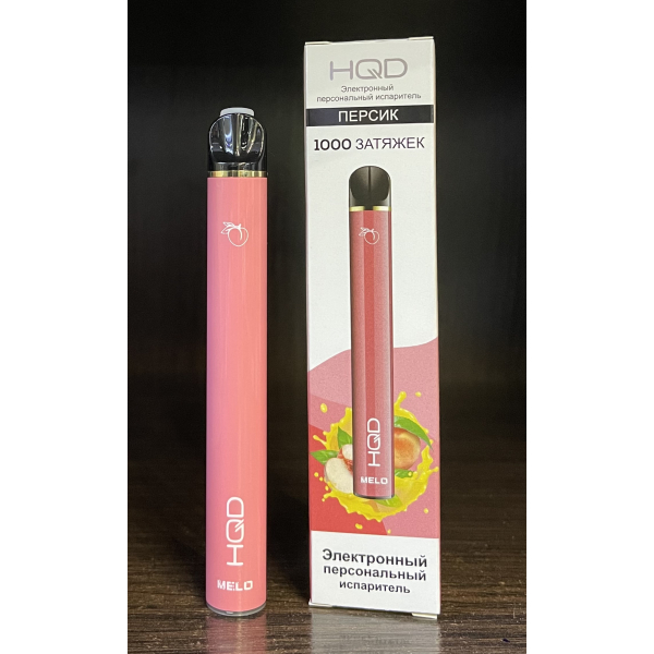 HQD melo peach (персик) 1000 затяжек в Нижнем Новгороде