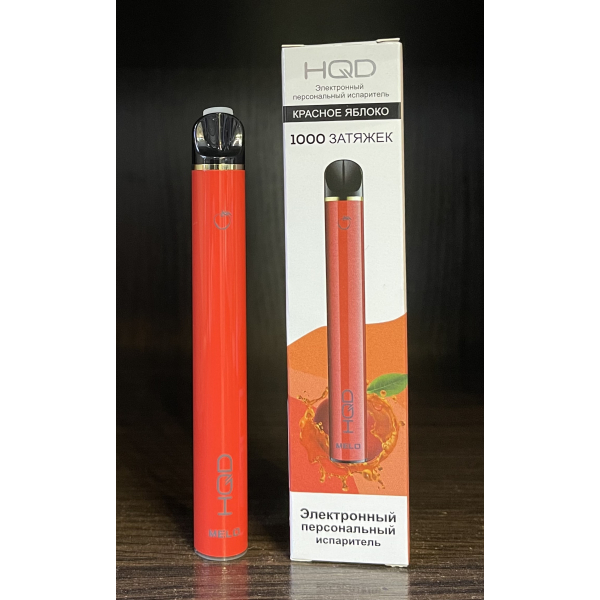 HQD melo red apple (красное яблоко) 1000 затяжек в Нижнем Новгороде
