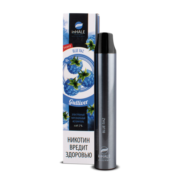 inHale Guliver Hard Blue Razz (Ежевика) 1500 затяжек в Нижнем Новгороде