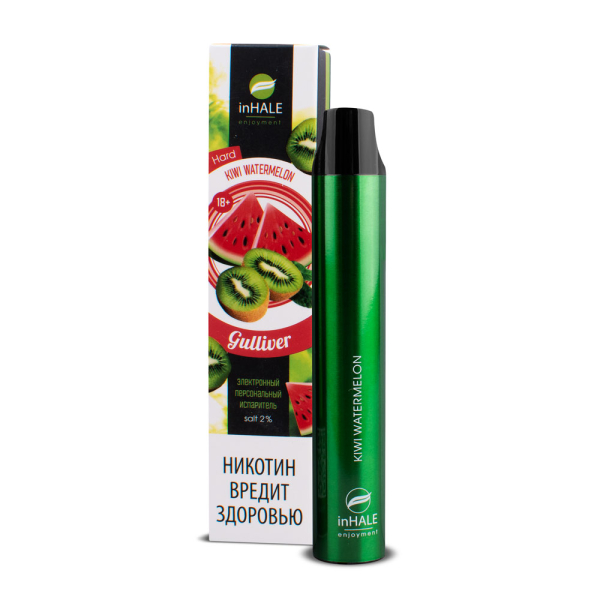 inHale Guliver Hard Kiwi Watermelon (Киви Арбуз) 1500 затяжек в Нижнем Новгороде