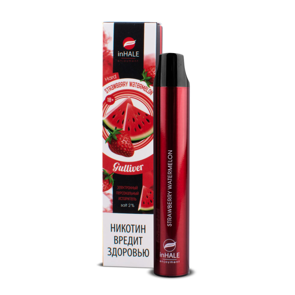 inHale Guliver Hard Strawberry Watermelon (Клубника Арбуз) 1500 затяжек в Нижнем Новгороде