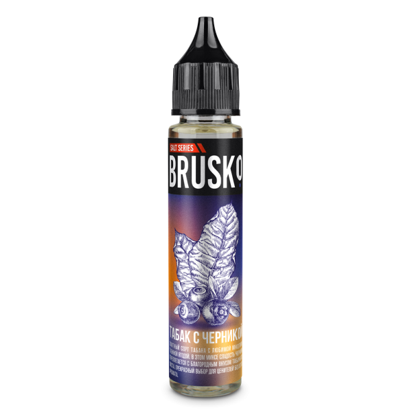 Жидкость Brusko Salt Табак С Черникой 30 мл в Нижнем Новгороде