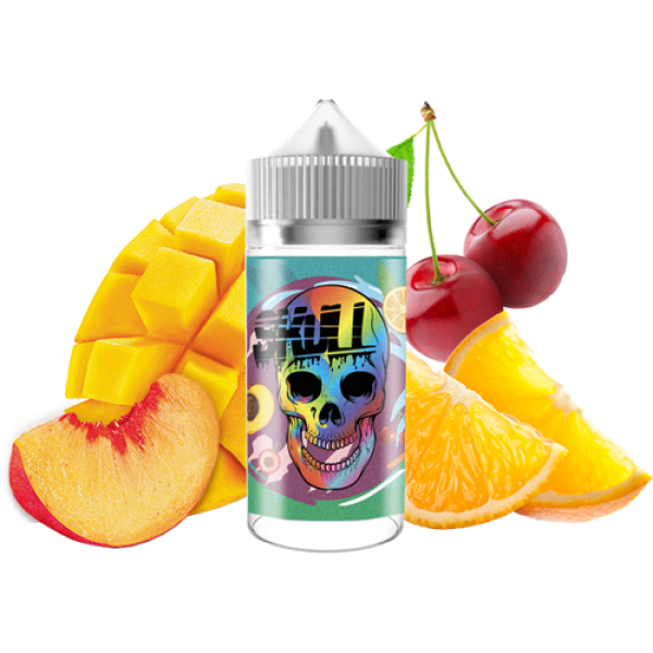 Жидкость SKULL Fruit Bomb (Персик Мандарин Ледяная Вишня) (100 мл, 0 мг/мл) в Нижнем Новгороде