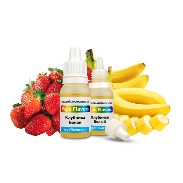 Ароматизатор Vape Flavors Клубника Банан 10мл в Нижнем Новгороде