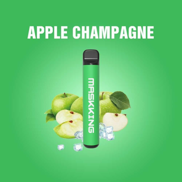 Одноразовая электронная сигарета Maskking High Pro Apple Champagne (Яблочное Шампанское) 1000 затяжек в Нижнем Новгороде