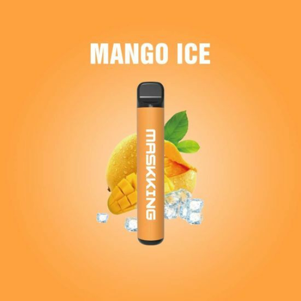 Одноразовая электронная сигарета Maskking High Pro Mango Ice (Манговый Лёд) 1000 затяжек в Нижнем Новгороде