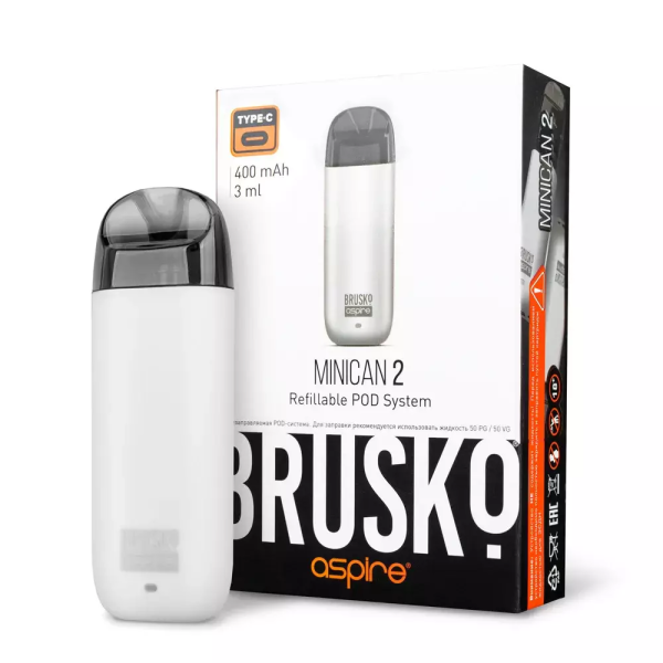 Brusko MINICAN 2 (400 мАч, Белый) в Нижнем Новгороде