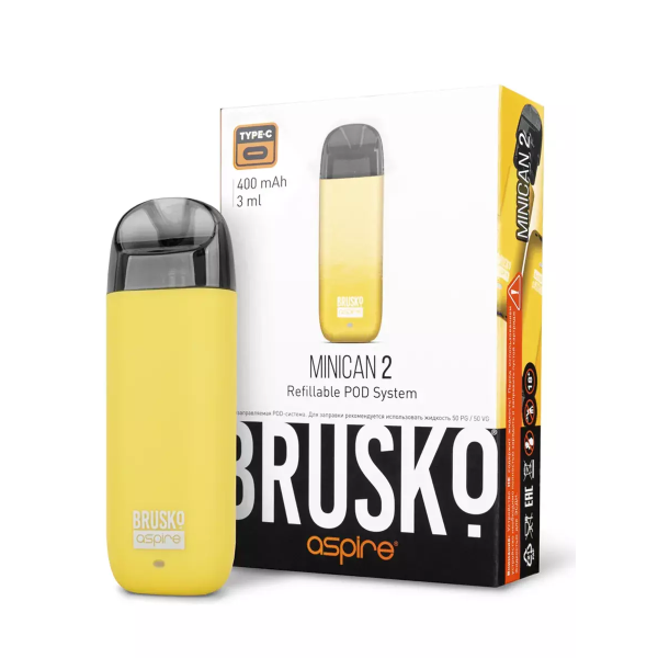 Brusko MINICAN 2 (400 мАч, Желтый) в Нижнем Новгороде