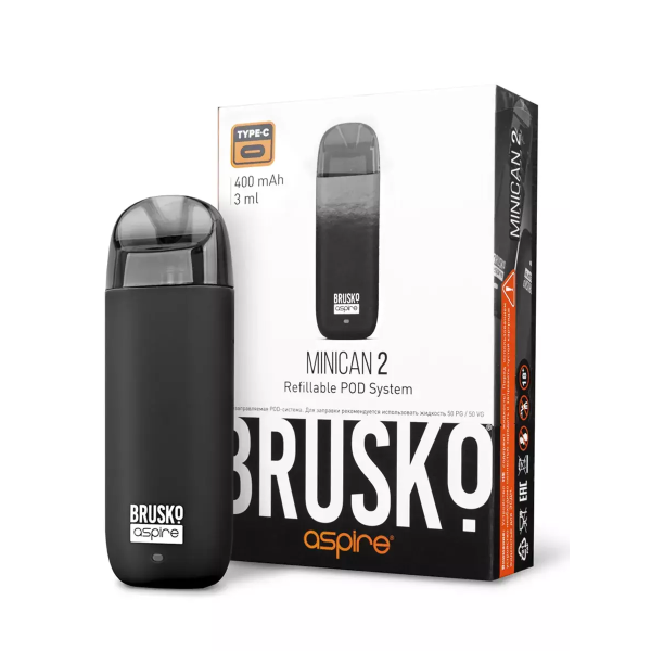 Brusko MINICAN 2 (400 мАч, Черный) в Нижнем Новгороде