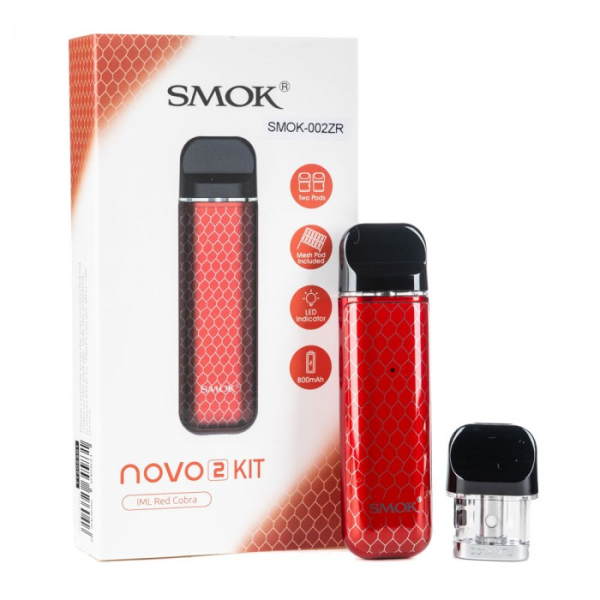 POD-система SMOK Novo 2 Pod 800 mAh Red Carbon в Нижнем Новгороде
