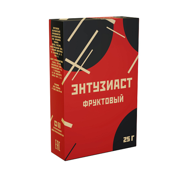 Табак ЭНТУЗИАСТ ФРУКТОВЫЙ 25 гр в Нижнем Новгороде
