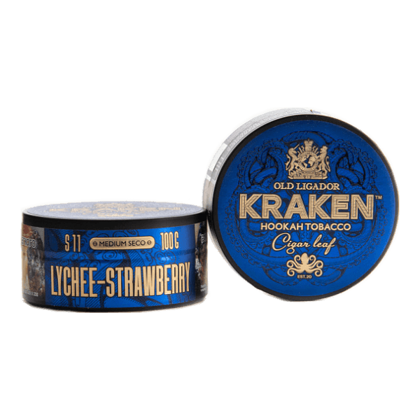 Табак Kraken Medium Seco Lychee strawberry (Личи и клубника) 100 гр в Нижнем Новгороде