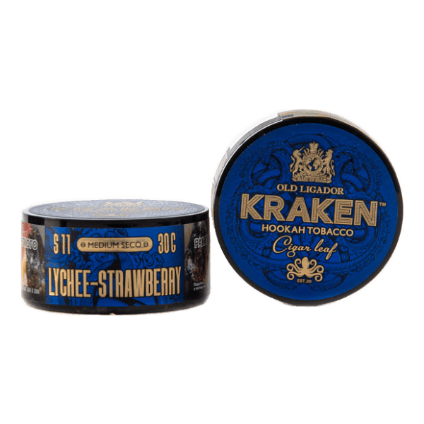 Табак Kraken Medium Seco Lychee strawberry (Личи и клубника) 30 гр в Нижнем Новгороде