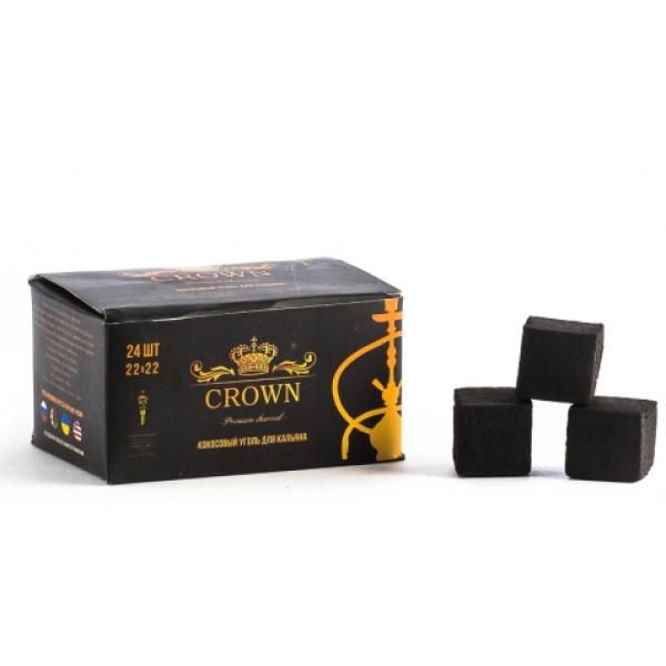 Уголь Crown Кокосовый 24 Шт (22 Мм) в Нижнем Новгороде