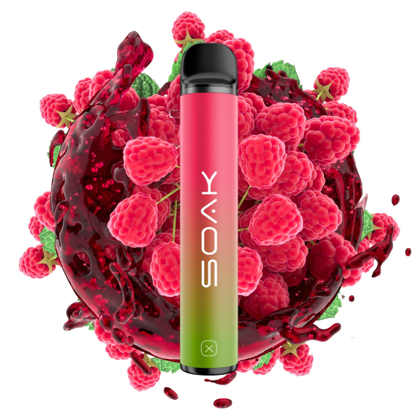 SOAK X Raspberry Soda (Малиновая газировка), 1500 тяг в Нижнем Новгороде