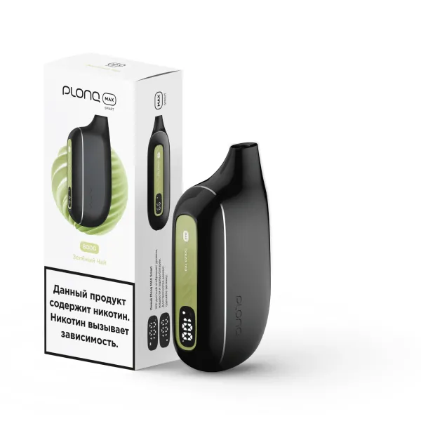 Plonq Max Smart Зеленый Чай (8000 Затяжек) 20 Мг в Нижнем Новгороде