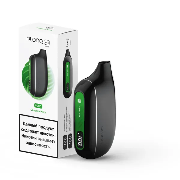 Plonq Max Smart Сладкая Мята (8000 Затяжек) 20 Мг в Нижнем Новгороде