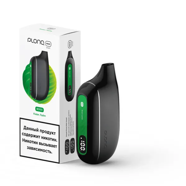 Plonq Max Smart Киви Лайм (8000 Затяжек) 20 Мг в Нижнем Новгороде